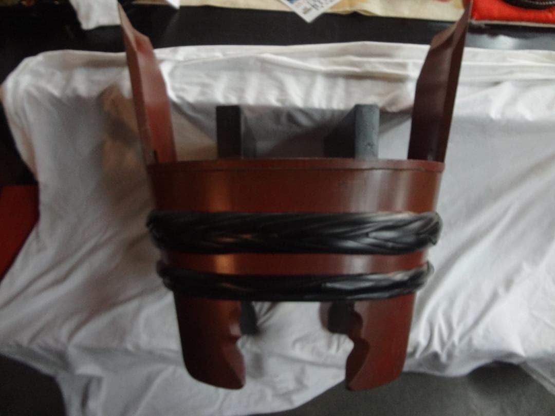 おひつ●お祝い膳赤飯アンティーク雑貨　古道具　大正期　小ぶりな木製のおかもち型