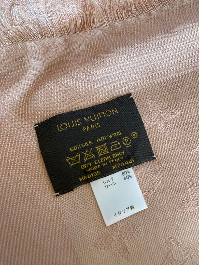 LOUIS VUITTON ピンク ストール