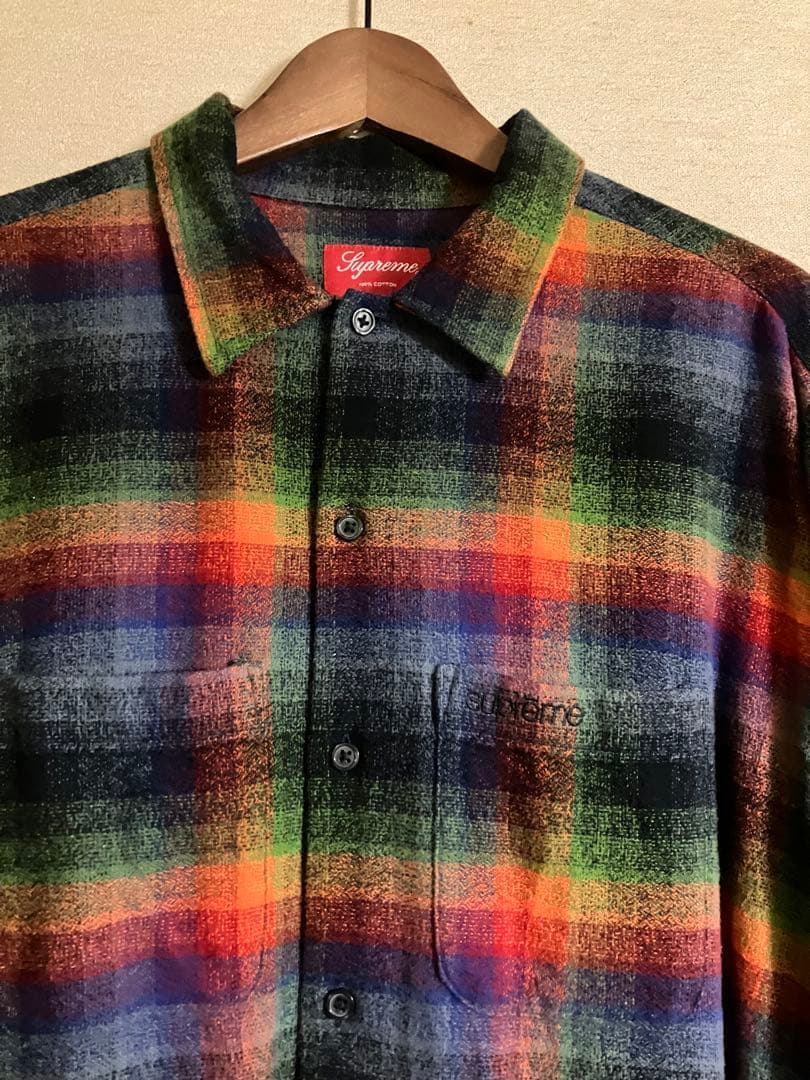 トップス Supreme 21SS Plaid Flannel Shirt