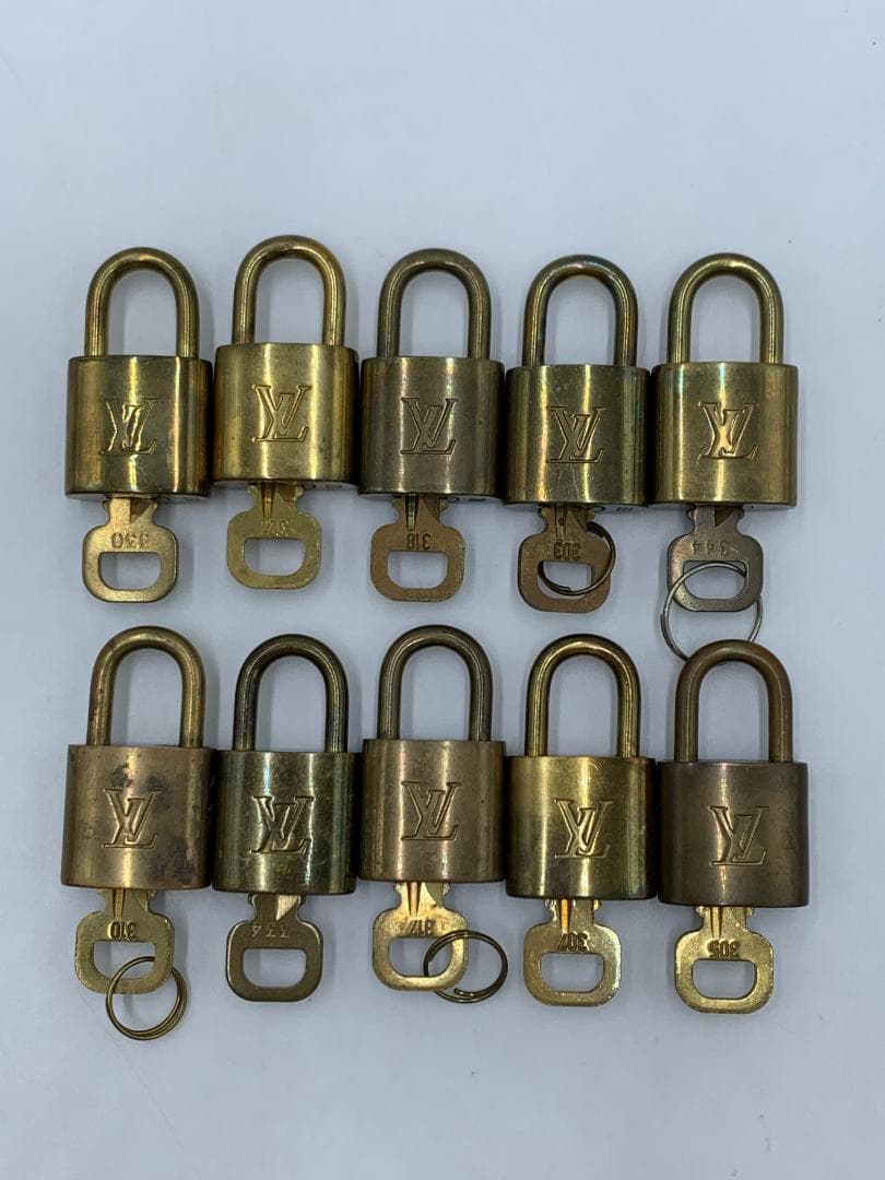 ピュアハニー✨即購入歓迎　ルイヴィトン パドロック 鍵 10個セット