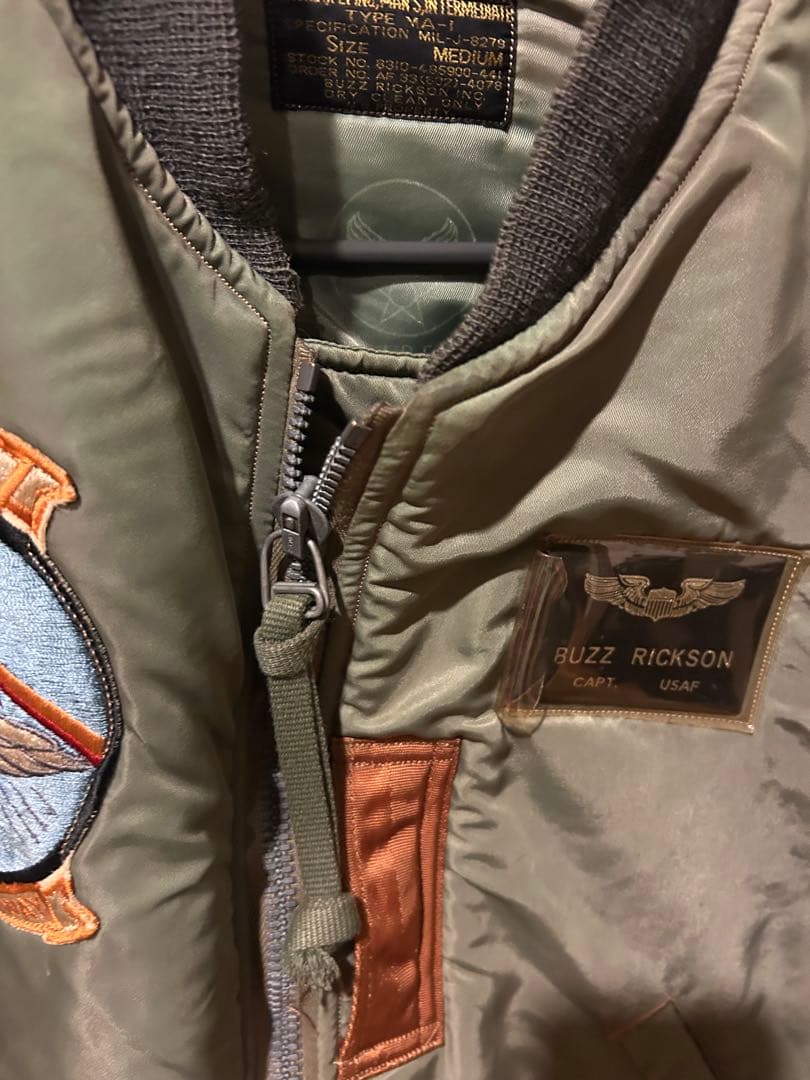 buzz rickson MA-1 フライトジャケット オリーブグリーン