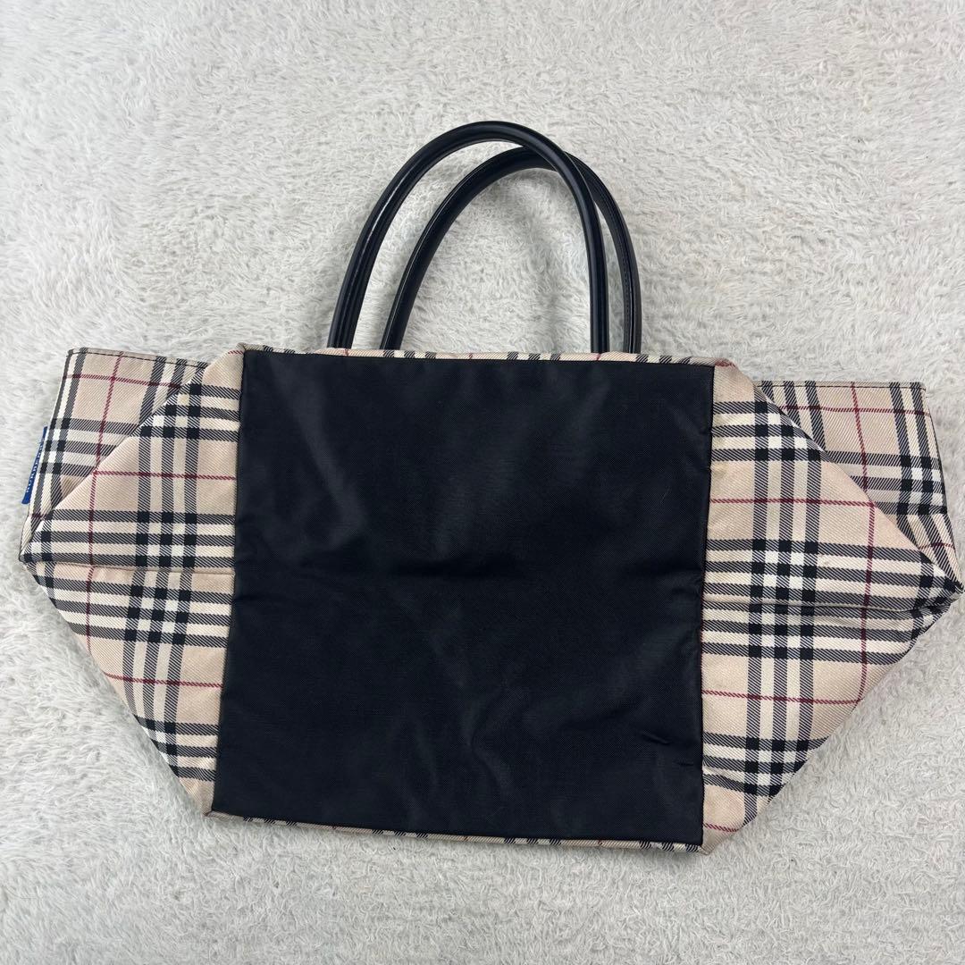バーバリーブルーレーベル ノバチェック柄マザーズバッグ トートバッグ 大容量