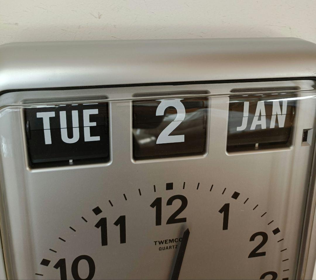 TWEMCO　トゥエンコ　 BQ-12　シルバー　掛け時計　時計　クロック