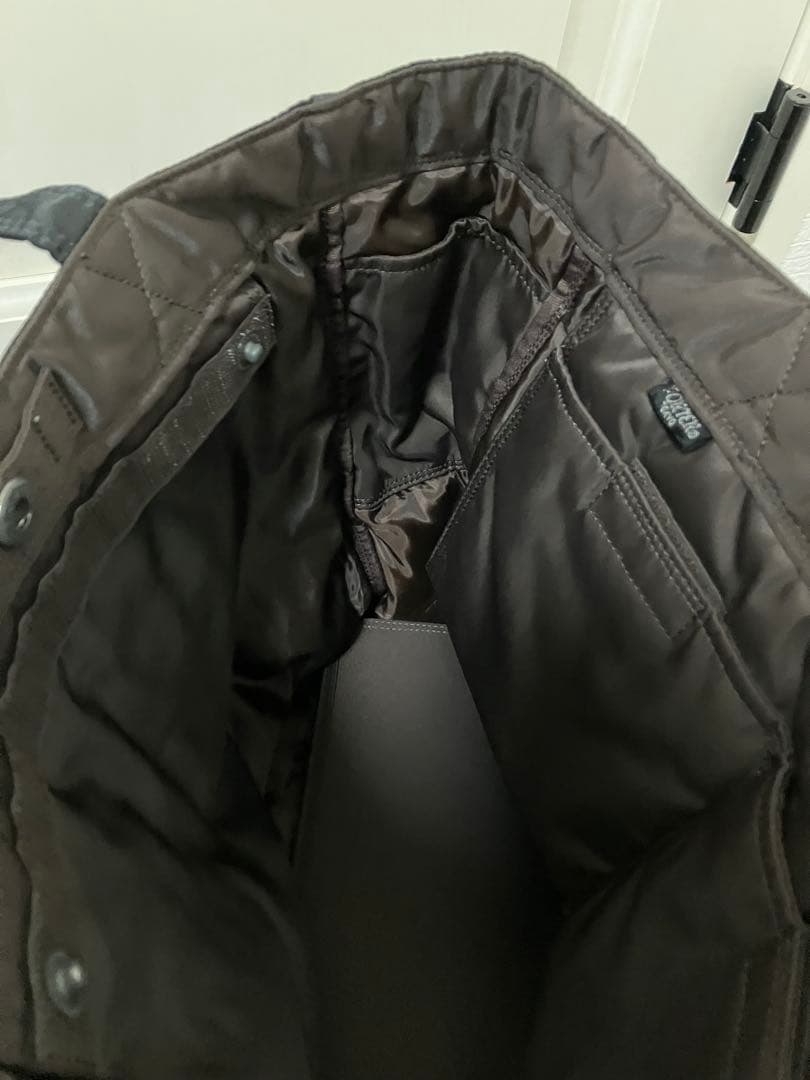 ポーター クリーム トートバッグL ブラック