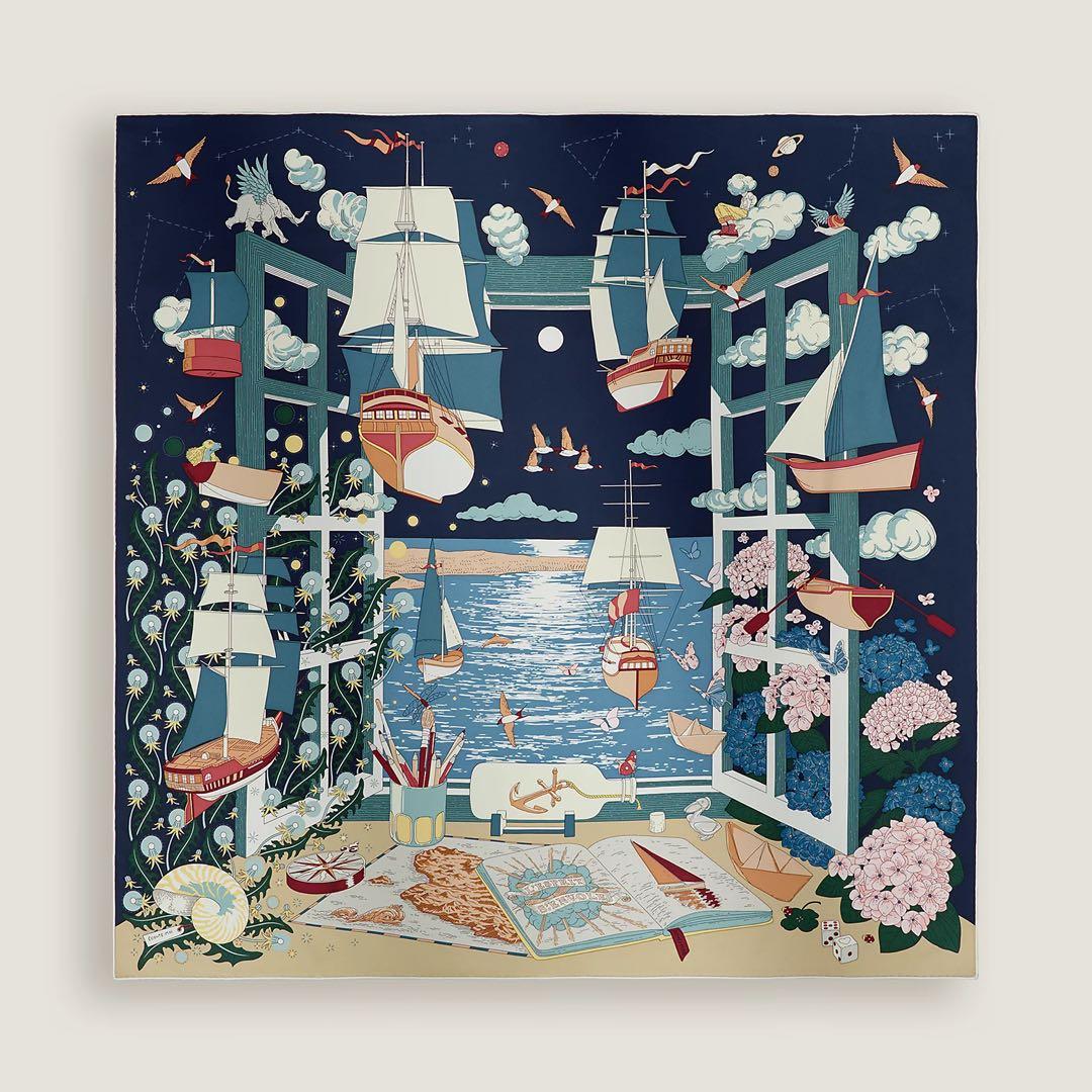 新品未使用　エルメス　26春夏新作　カレ 90 《エスプリの旅立ち》