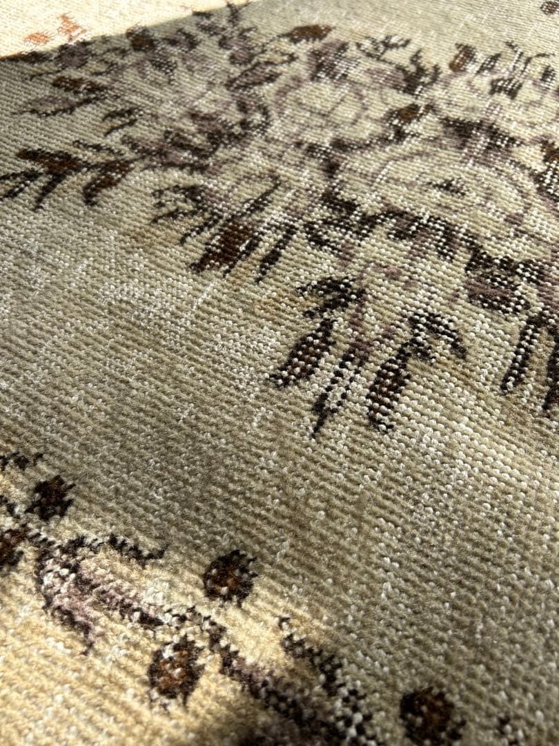 Mauve Lilac ニュートラルカラー　トルコ　ヴィンテージラグ　トルコラグ