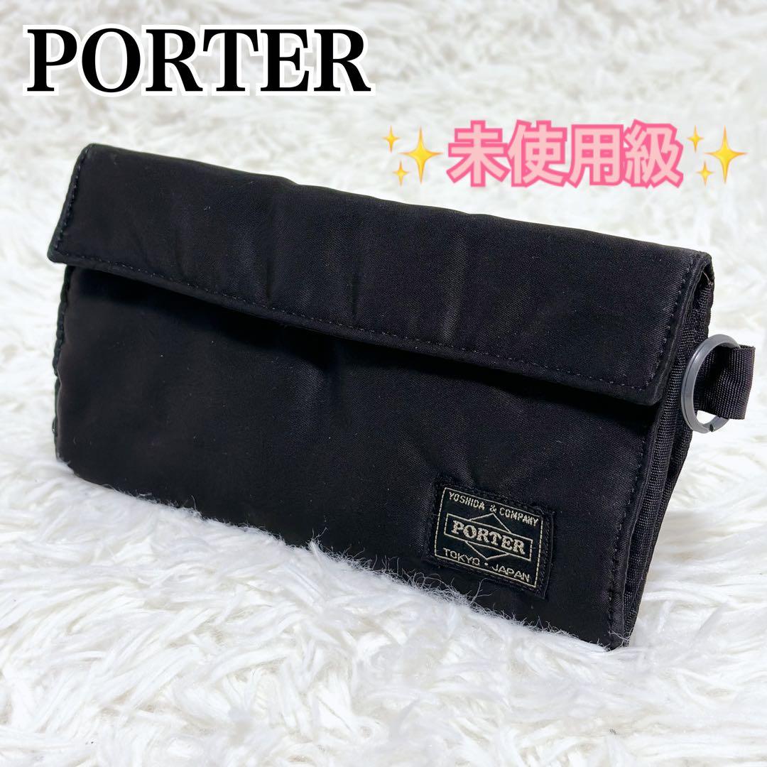 未使用級✨PORTER TANKER ポーター タンカー 三つ折り 長財布