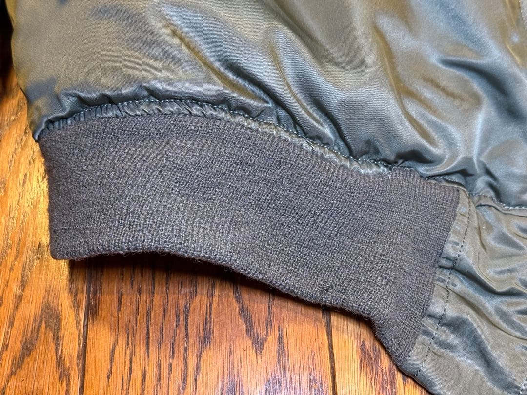 ★レア！70s縦ステッチEタイプ GREENBRIER製 MA-1 サイズM？