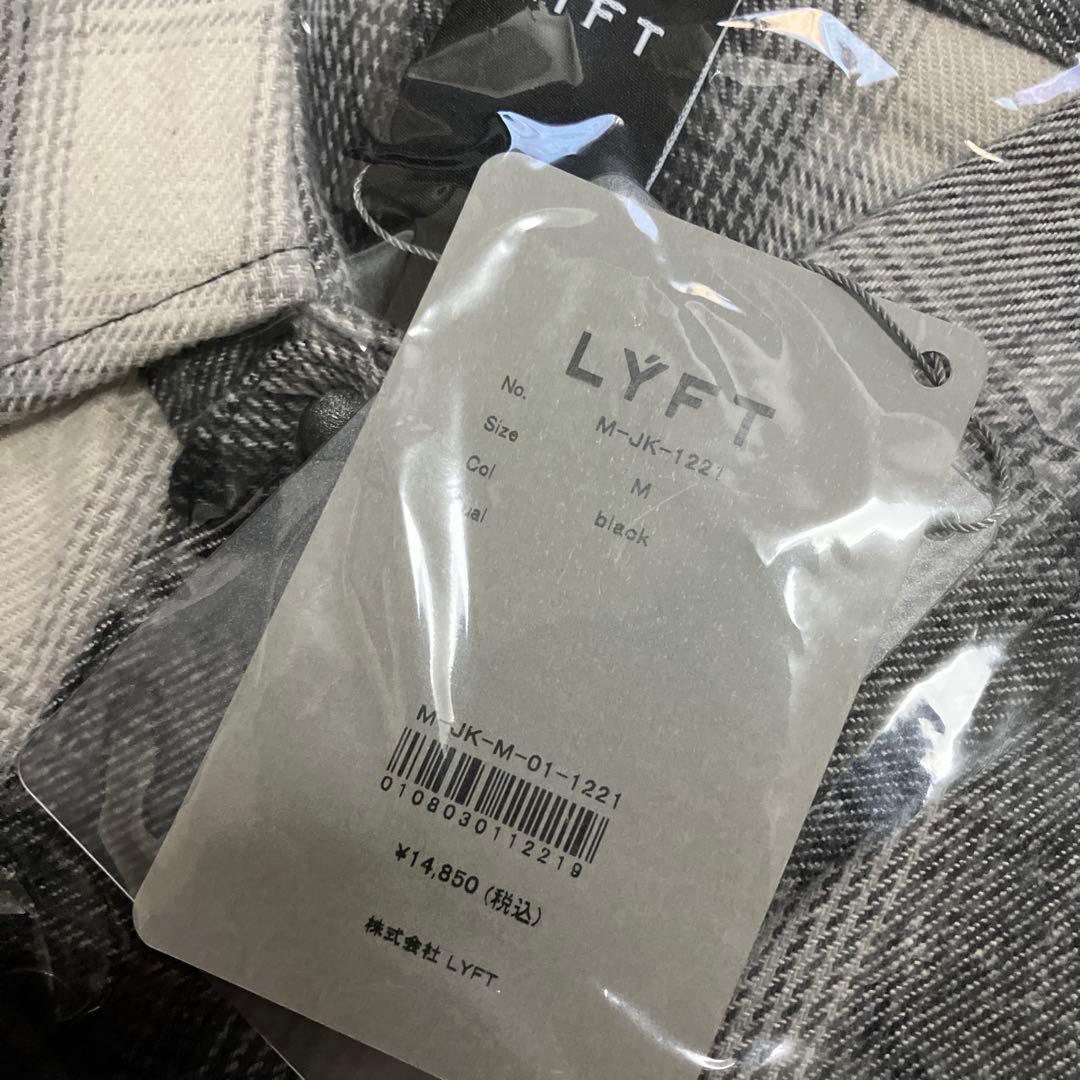 トップス lyft OVERSIZE FLANNEL SHIRT