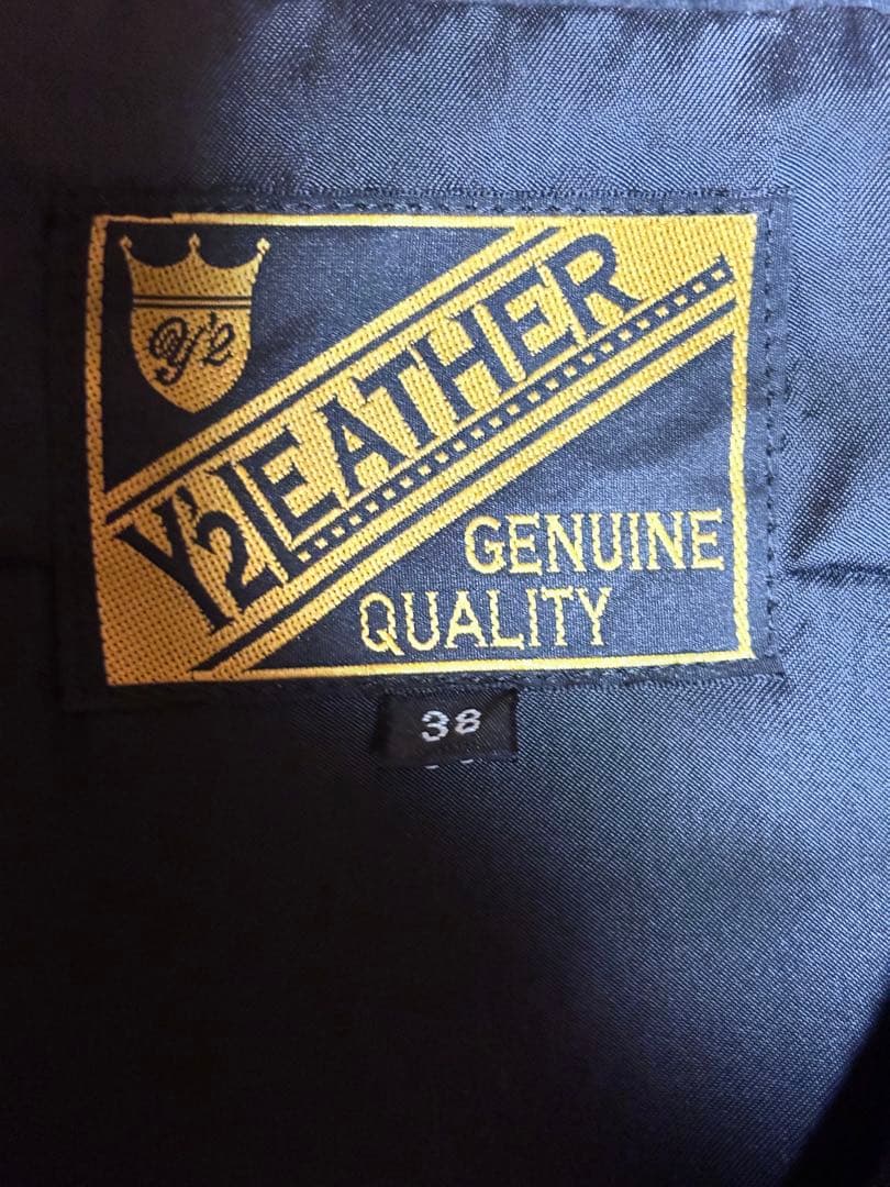 ワイツーレザー　Y'2 LEATHER スエードベスト　　　38