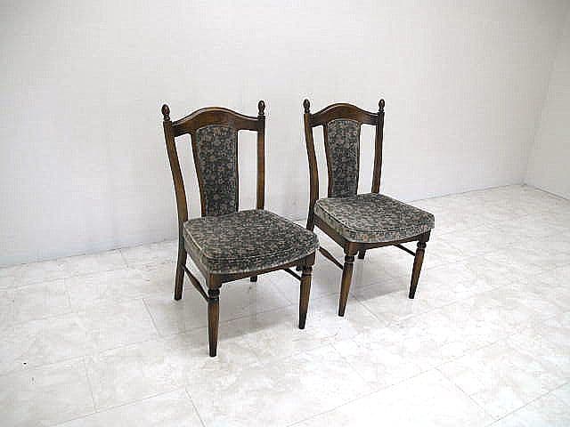 【展示品】カリモク コロニアル 「CC17」ダイニングチェア 2脚セット 約9万