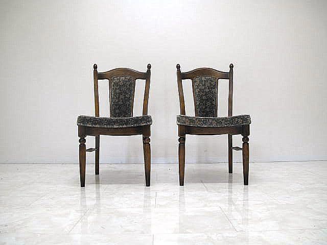 【展示品】カリモク コロニアル 「CC17」ダイニングチェア 2脚セット 約9万