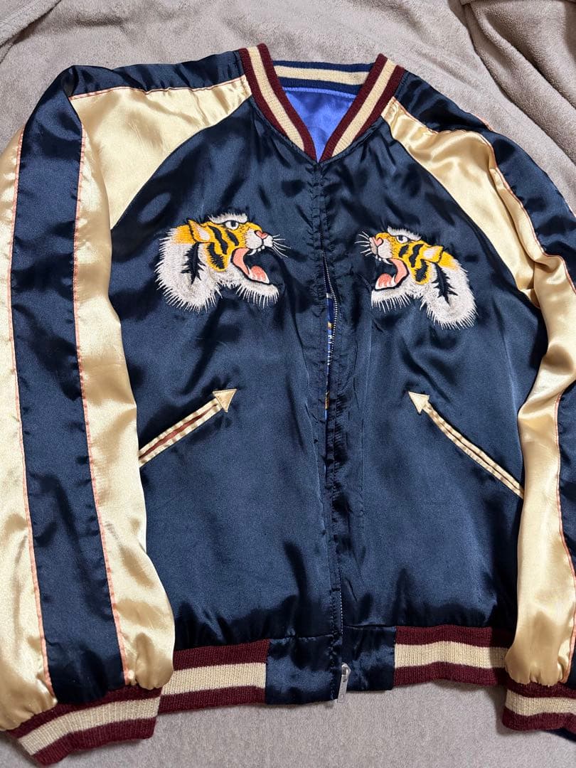 ２面用 テーラー東洋 Hawaii 虎 日本限定版 スカジャン vintage