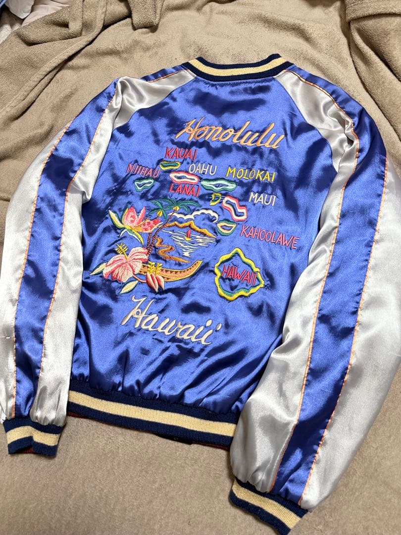 ２面用 テーラー東洋 Hawaii 虎 日本限定版 スカジャン vintage