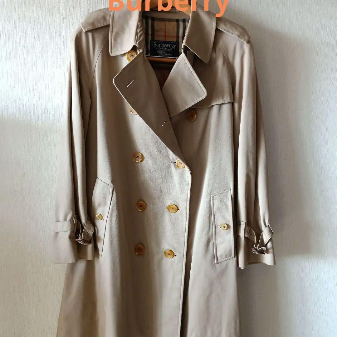 バーバリーロングベージュトレンチコート