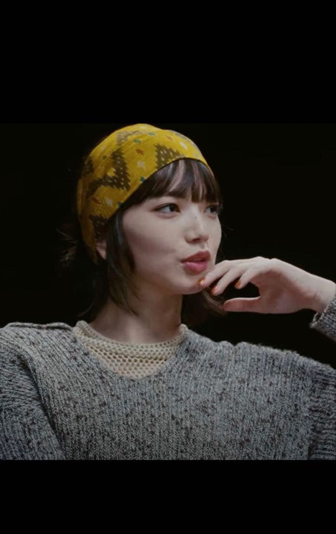 23SS 【オーラリー】コットンスラブリブスキッパーニット 小松菜奈着用 3