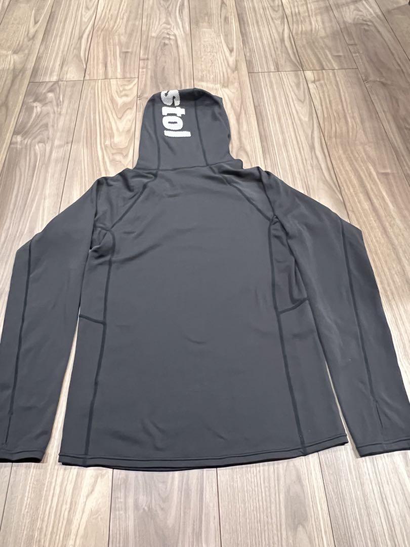 美品　F.C.R.B. UNDER LAYER HOODY ブリストル　S 黒