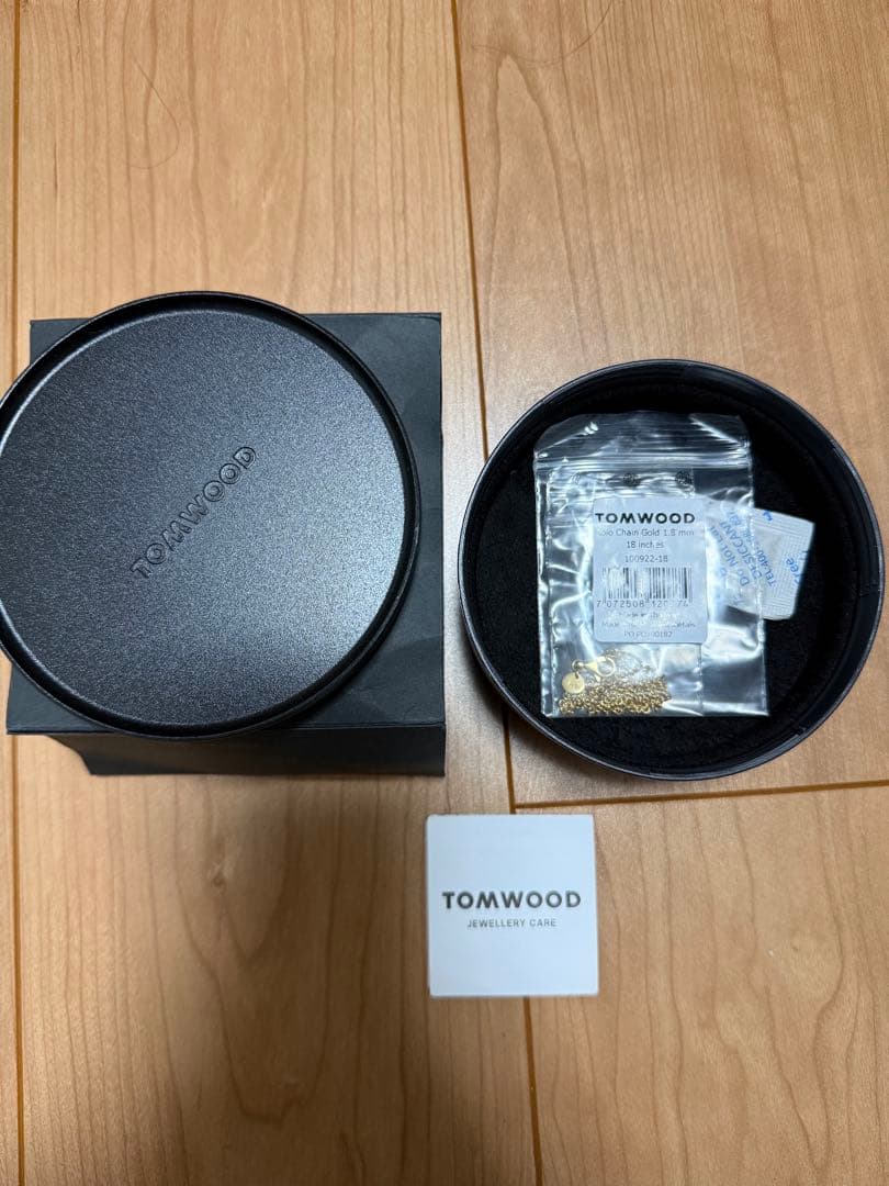 TOMWOOD Rolo Chain Gold ネックレス 18inches