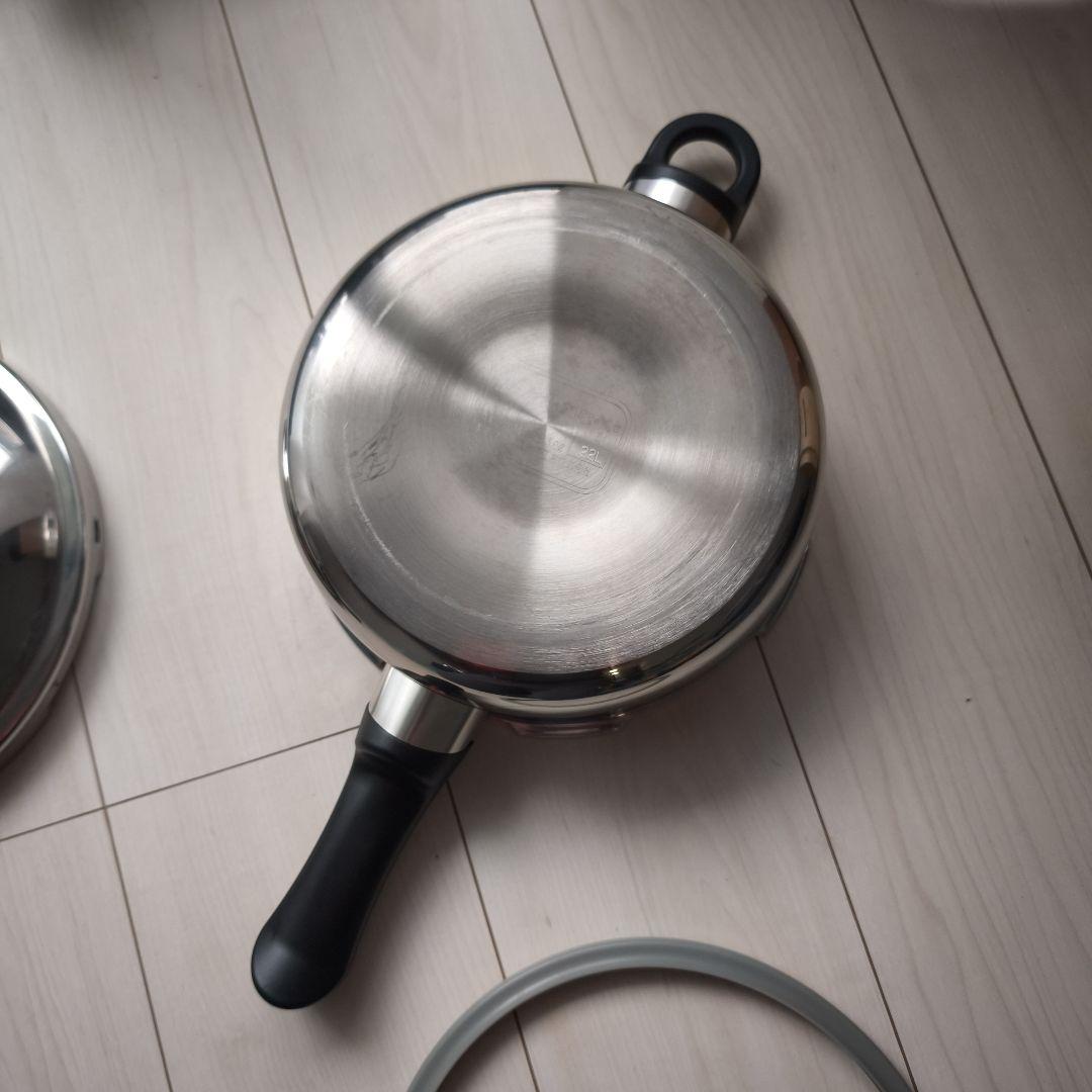 アサヒ軽金属 ゼロ活力鍋 圧力鍋 3.0L 片手圧力鍋 M