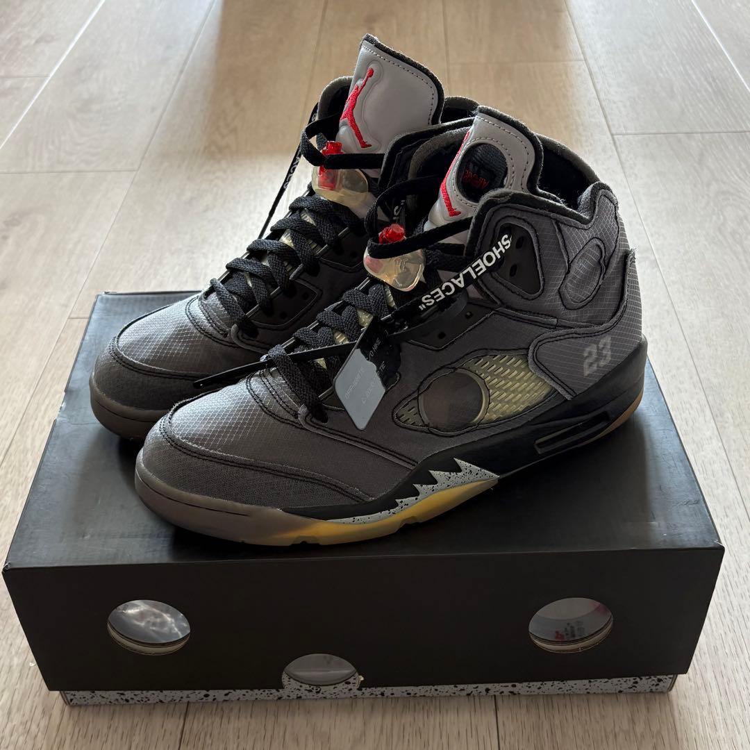 期間限定値下げ‼️超美品Air Jordan 5 off-white 28.5cm