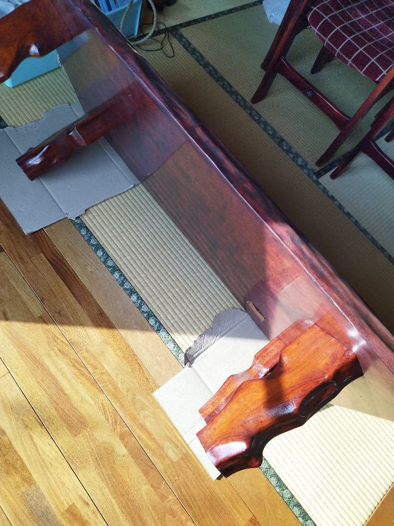 無垢材 赤褐色 無垢材　テーブル