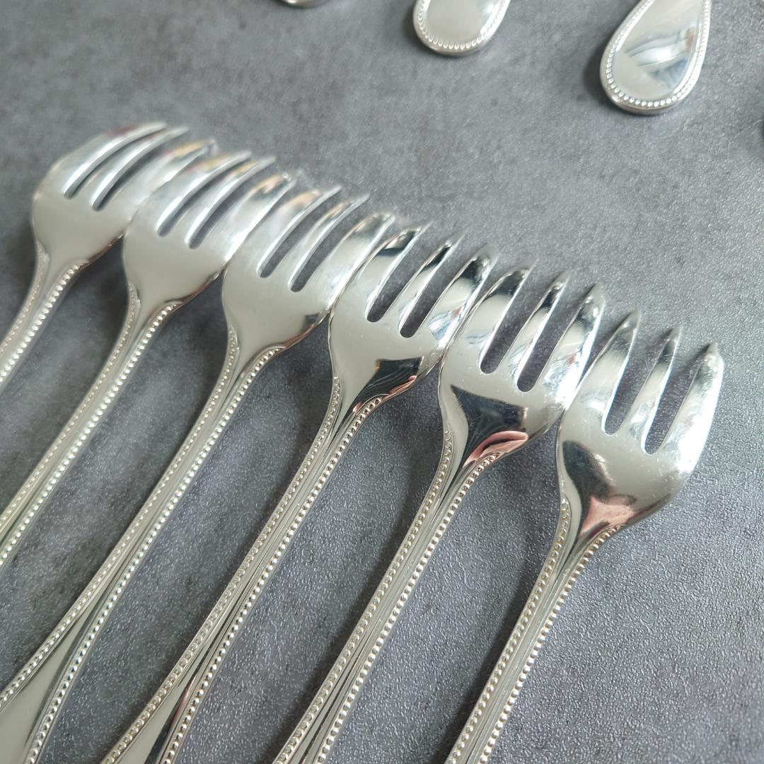 格安 クリストフル パール ケーキフォーク 12点