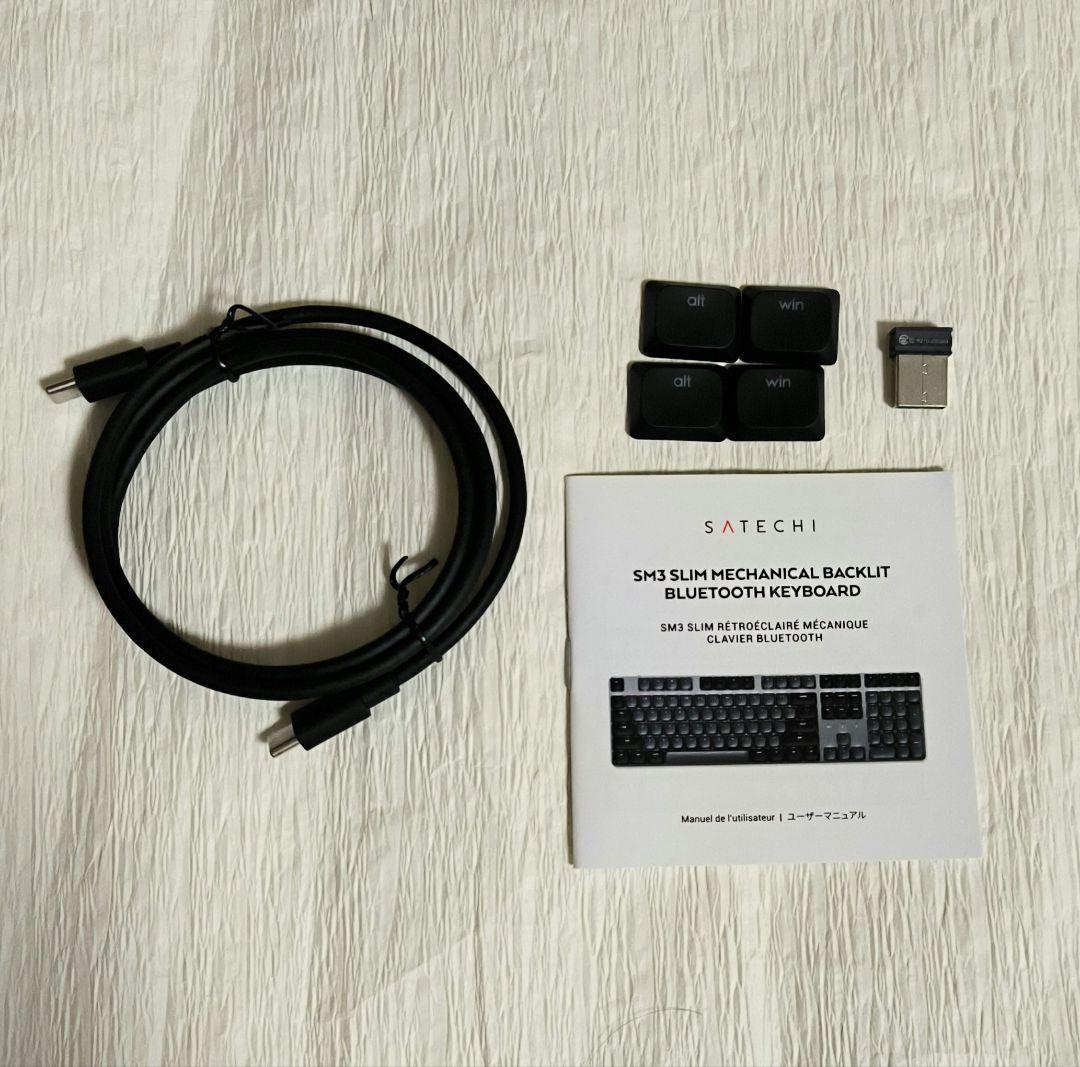 SATECHI SM3 メカニカルキーボード 108キー USレイアウト