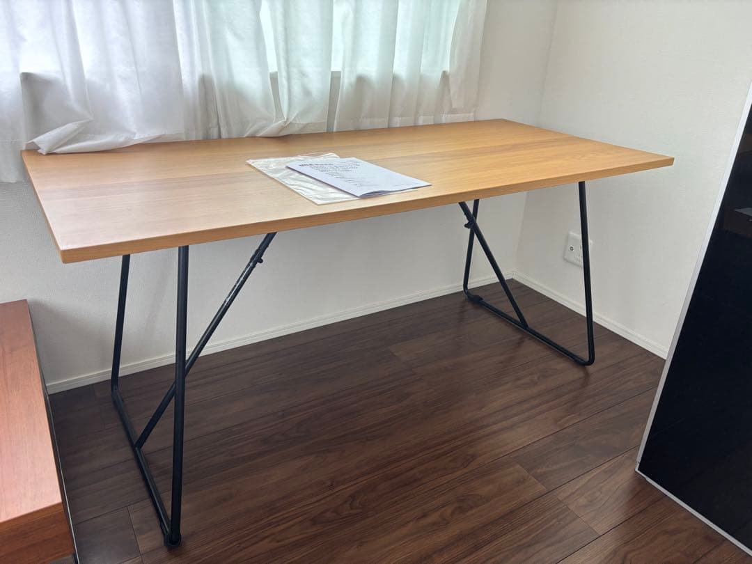 無印良品 muji 折りたたみテーブル ダイニング テーブル 作業台 160