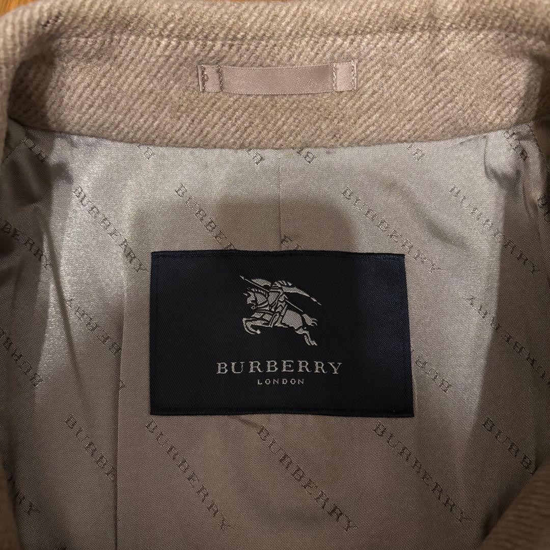 Burberry カシミヤ　ウール混合　高品質　キャメルロングコート