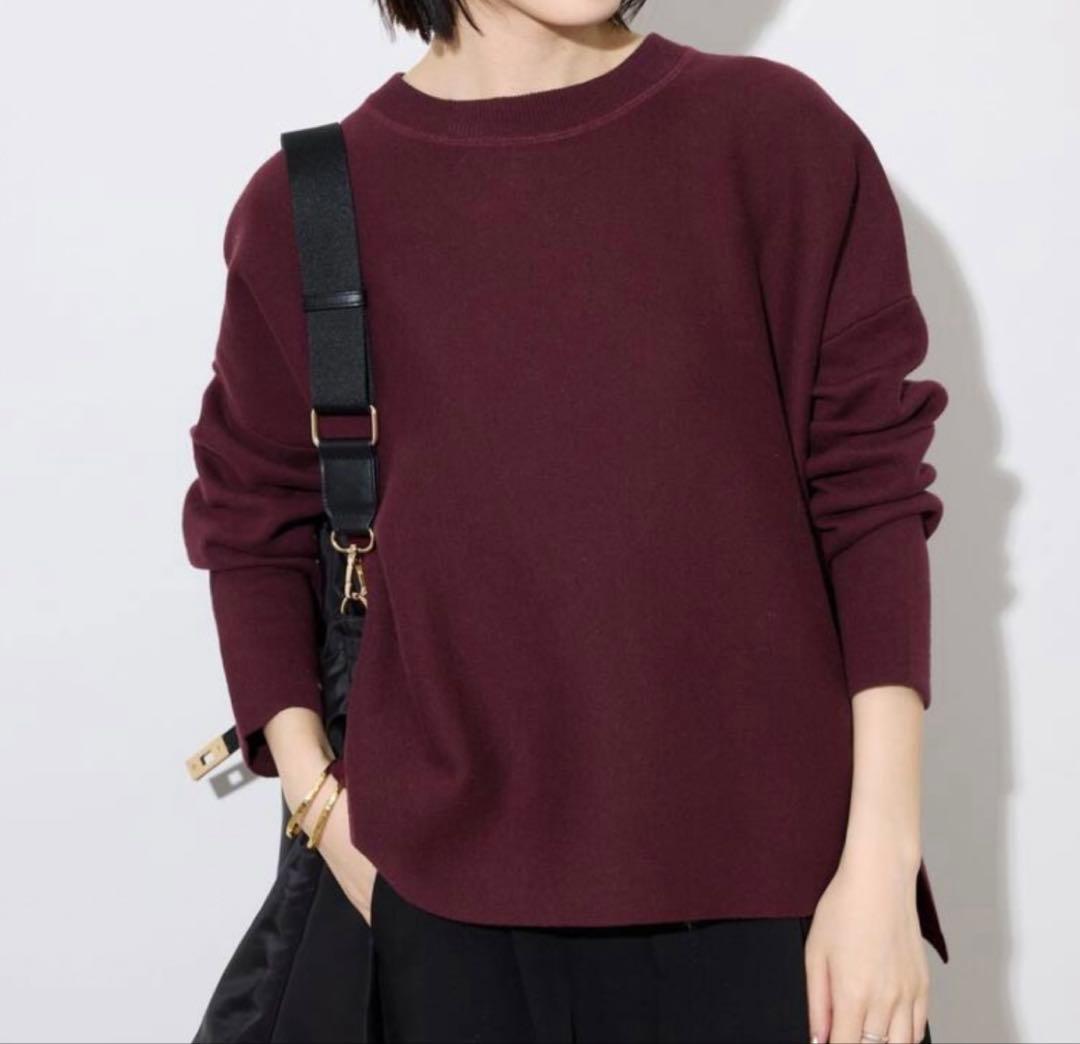 SLOBE IENA コットンダブルフェイスプルオーバー