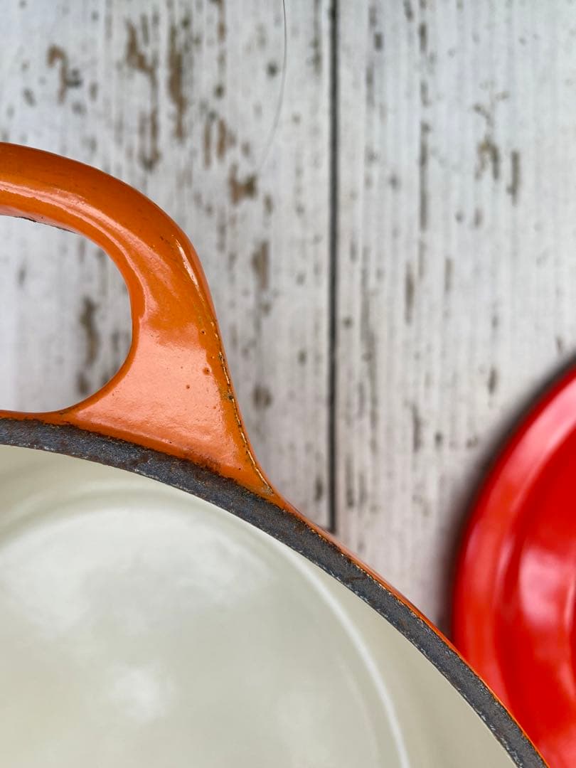 【美品】ルクルーゼ オーバルココット25 鋳物 ホーロー鍋 フランス製