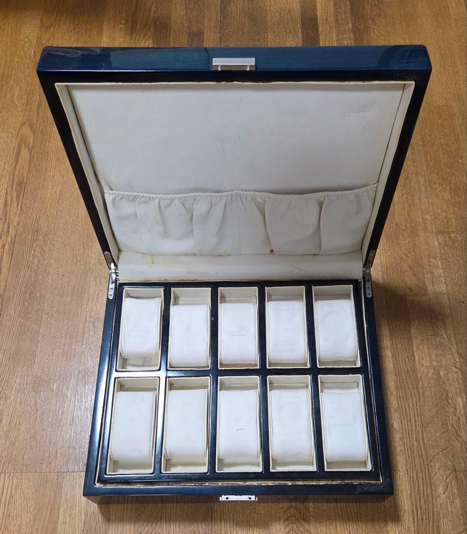 木製ウォッチ＆ジュエリー収納ボックス