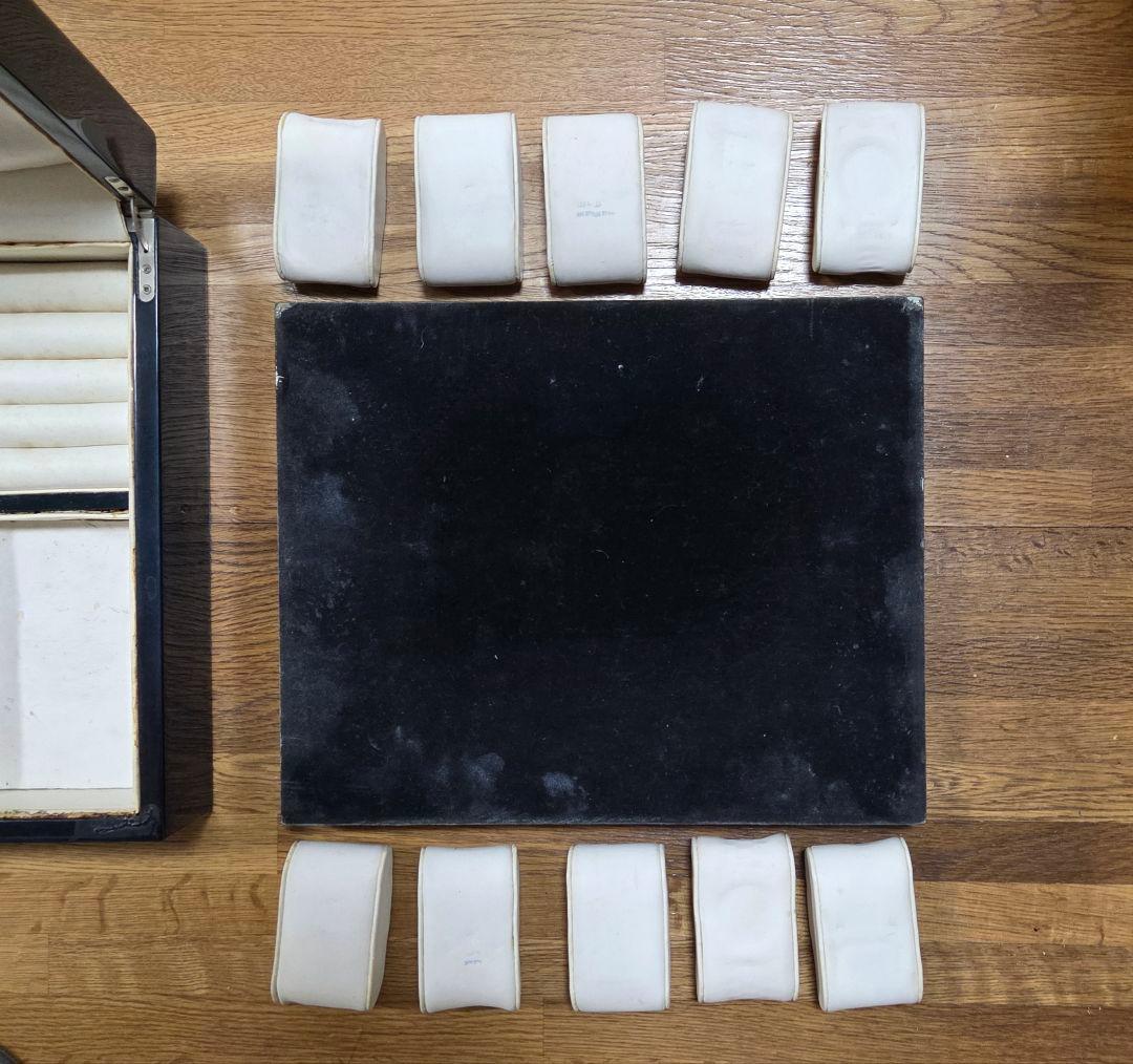 木製ウォッチ＆ジュエリー収納ボックス