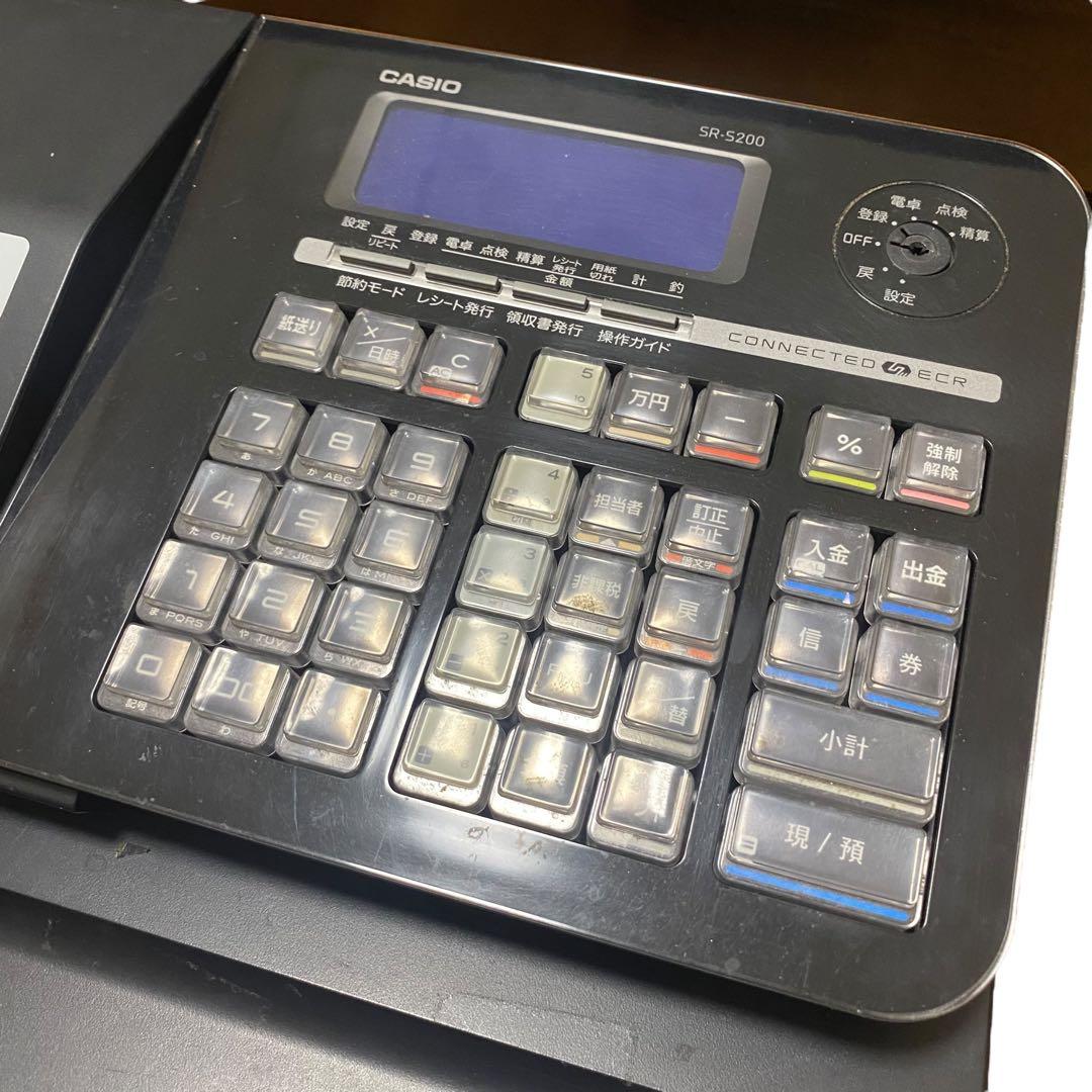 【現状品】CASIO レジスター　SR-S200 店舗用品