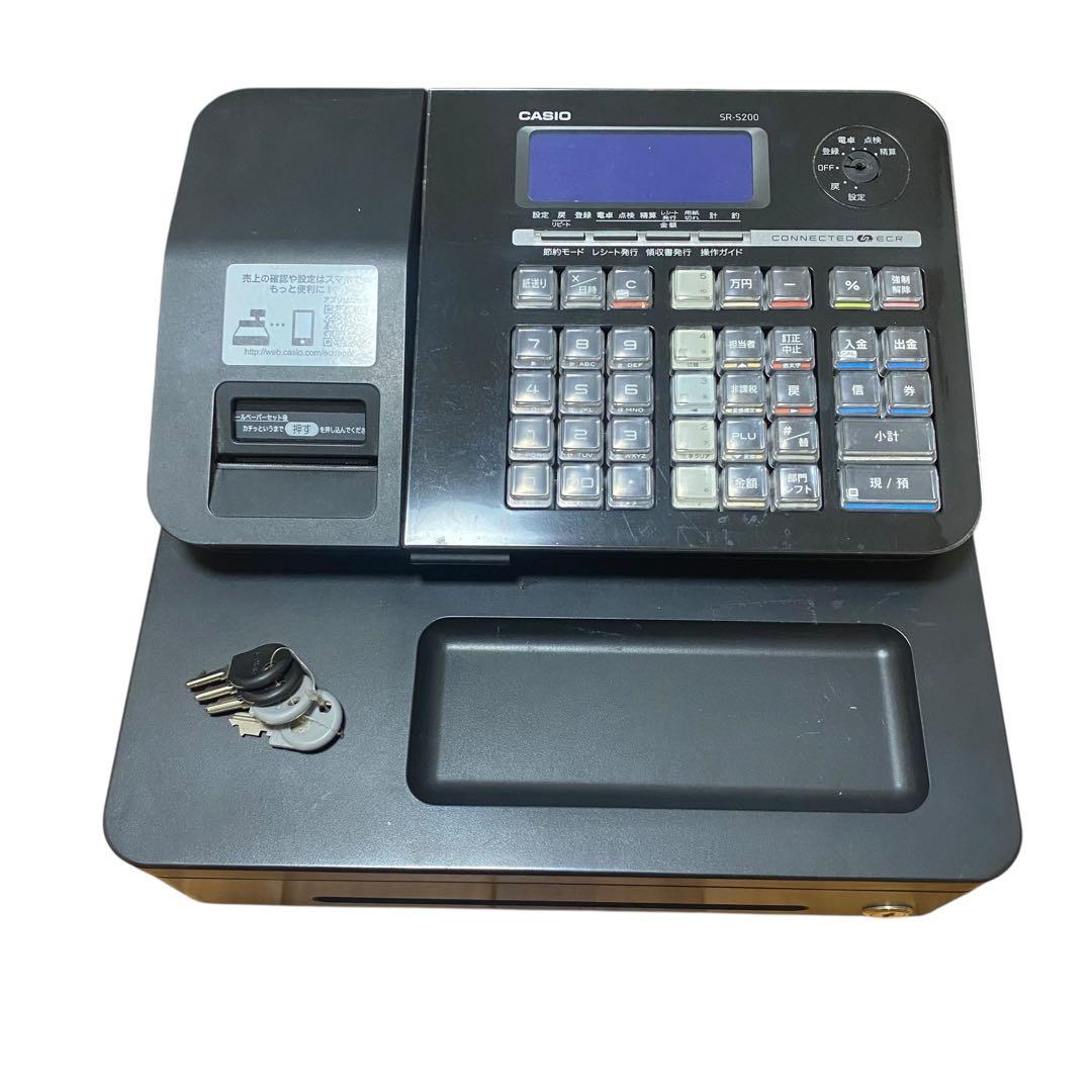 【現状品】CASIO レジスター　SR-S200 店舗用品