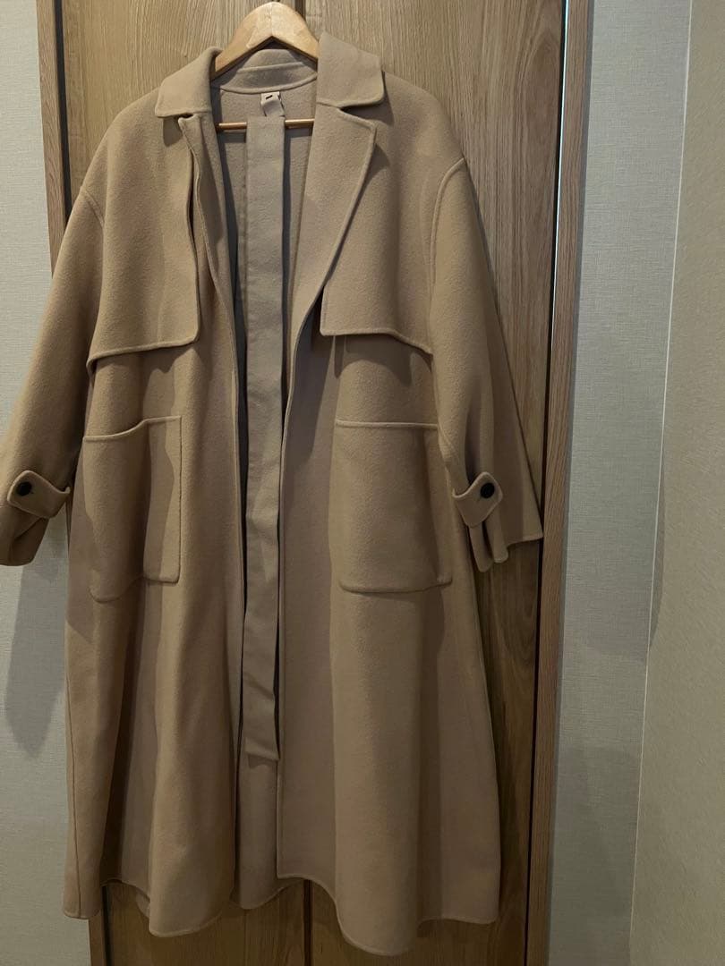 【ROPE】リバーメルトントレンチコート　38 ベージュ