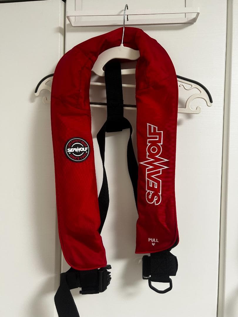 ライフジャケット 桜マーク SEAWOLF(シーウルフ) ②レッド