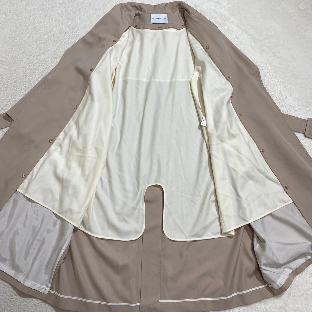 現行　トゥモローランド　ウールギャバジン ガウンコート　ライナー付き