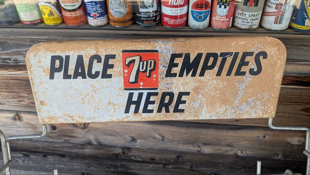 セブンアップ　7up メタルラック　ランプ　ビンテージ　usa　まとめて