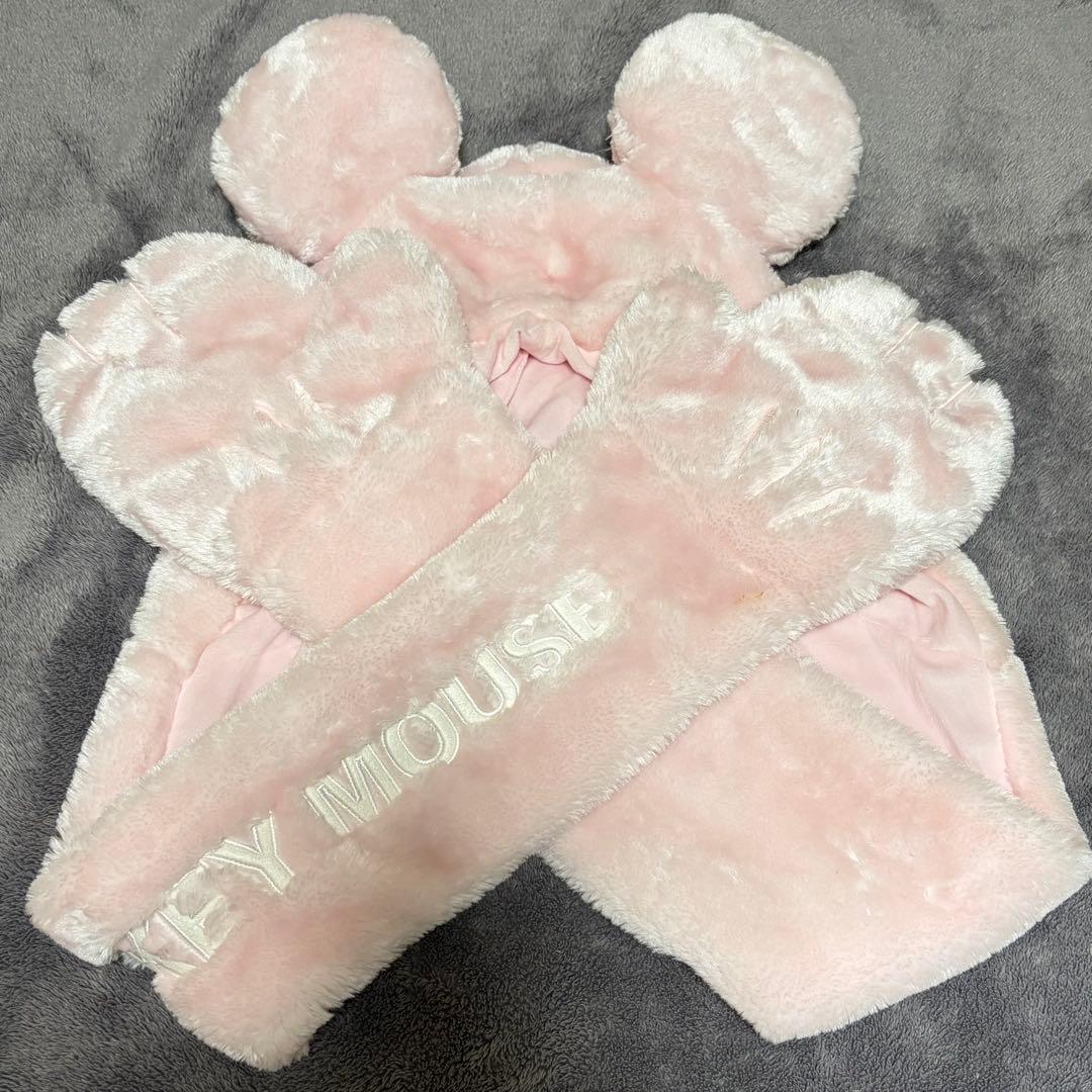 ディズニー ファンキャップマフラー パルパルーザ ピンク