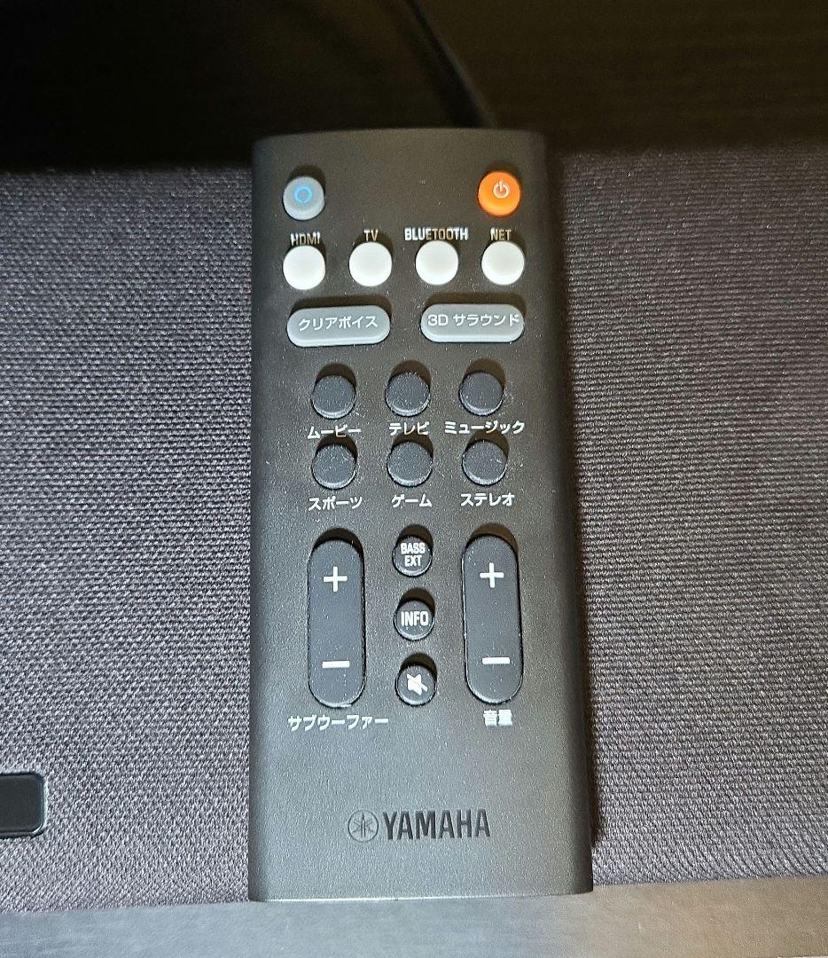 YAMAHA YAS-109 2019年製 リモコン付き サウンドバー
