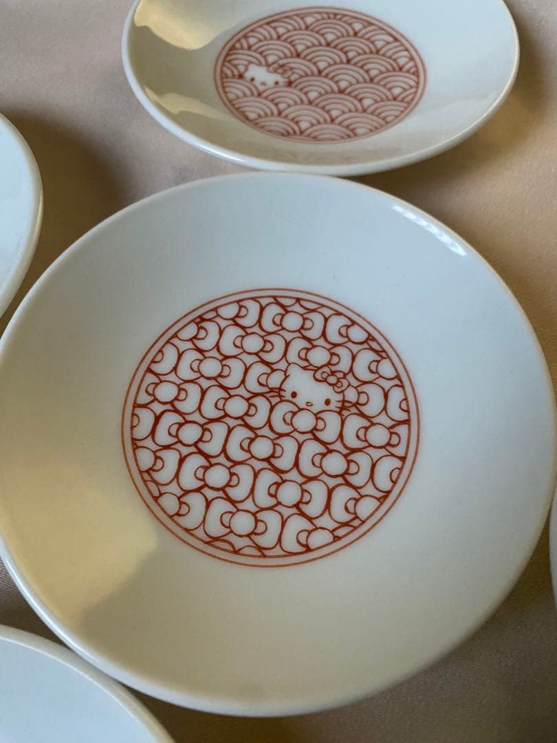 橘吉✖️ハローキティ小皿5枚セット