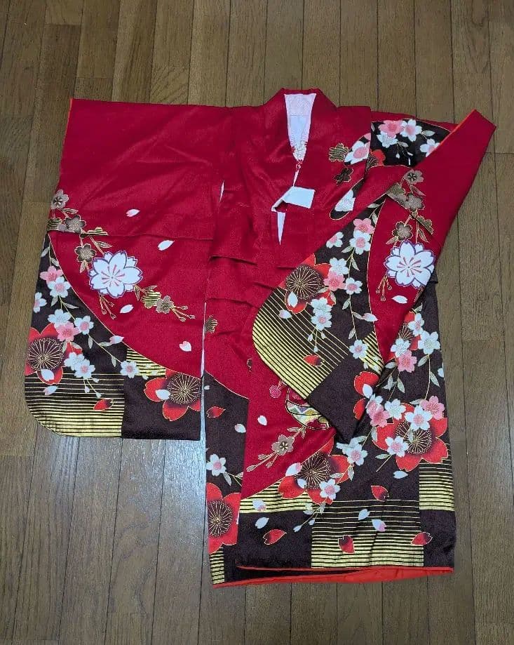 七五三 3歳 7歳 女の子 正絹着物 フルセット