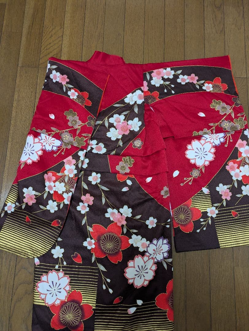 七五三 3歳 7歳 女の子 正絹着物 フルセット