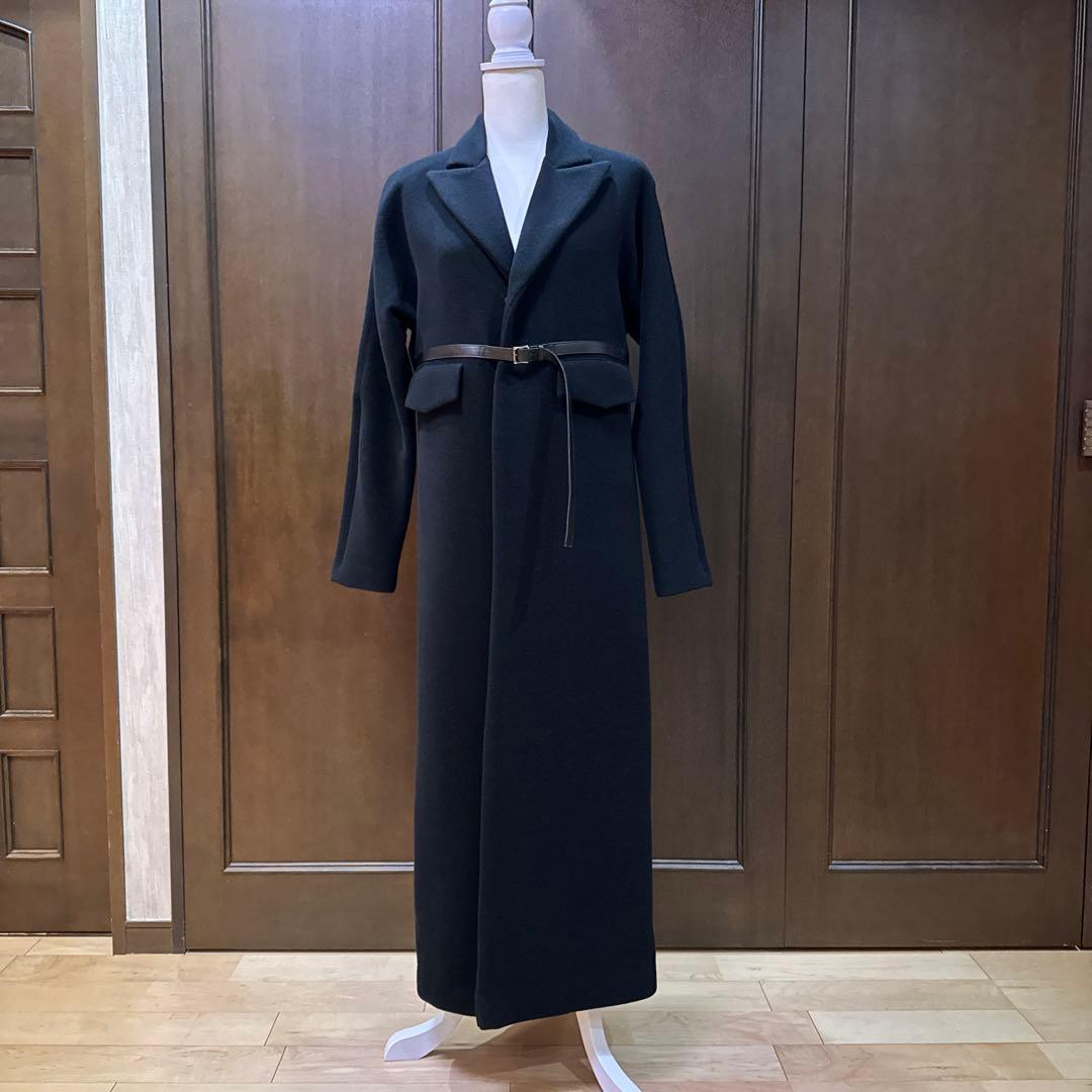 Yohji Yamamoto +Noir マキシコート 濃紺