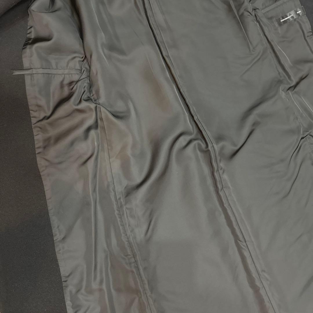 Yohji Yamamoto +Noir マキシコート 濃紺