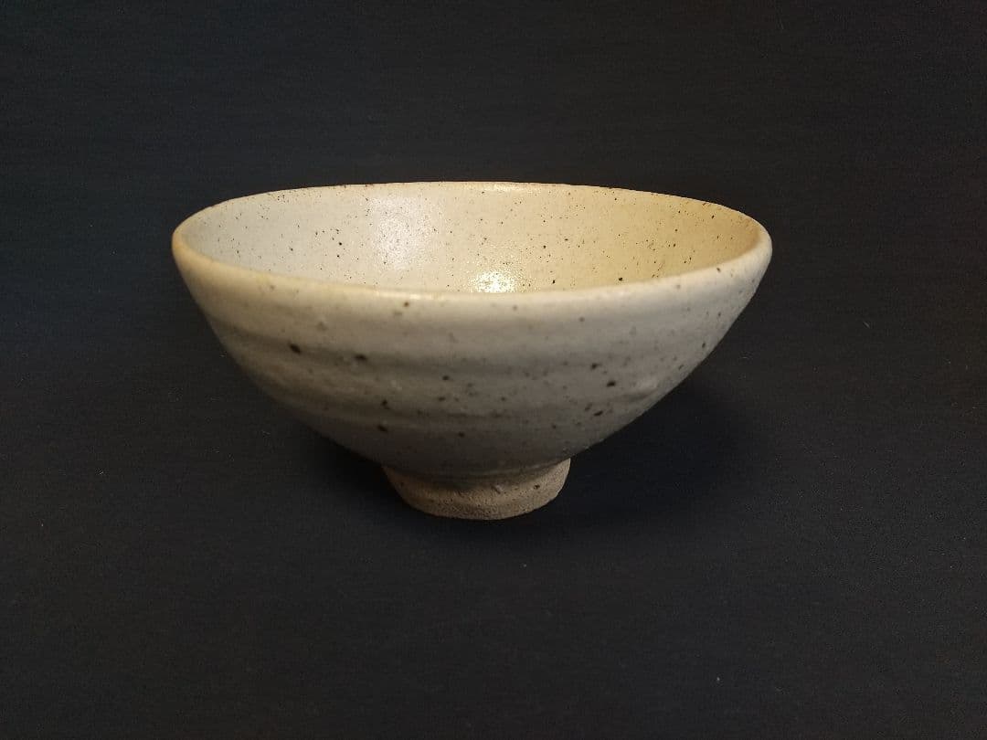 上口愚朗作 : 愚朗井戸茶碗 (共箱)