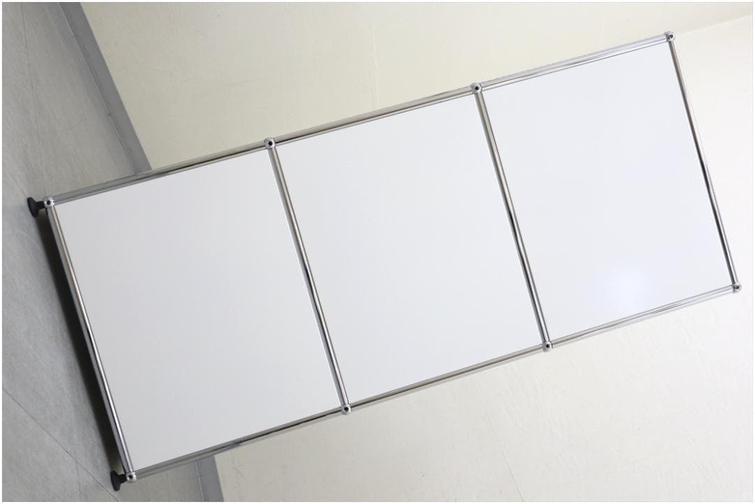 正規品 USM ハラーシステム キャビネット シェルフ 1列3段 ピュアホワイト