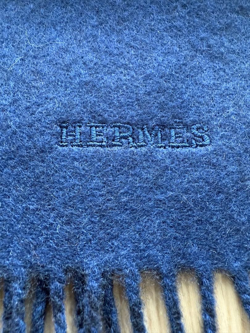 エルメス　Hermés カシミヤマフラー