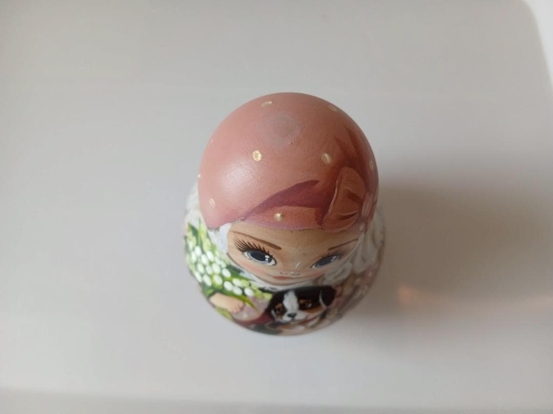 【CBT123】9cm級 おきあがりこぼし(大) スベトラーナ セントバーナード